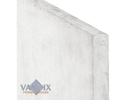 Gladde onderplaat beton wit/grijs 24Hx3.5Dx180L